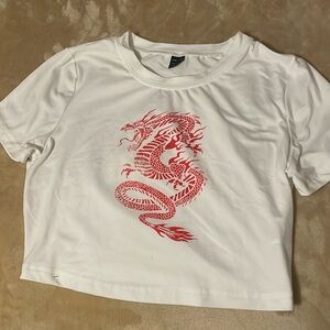 Good quality, new SHEIN white crop top